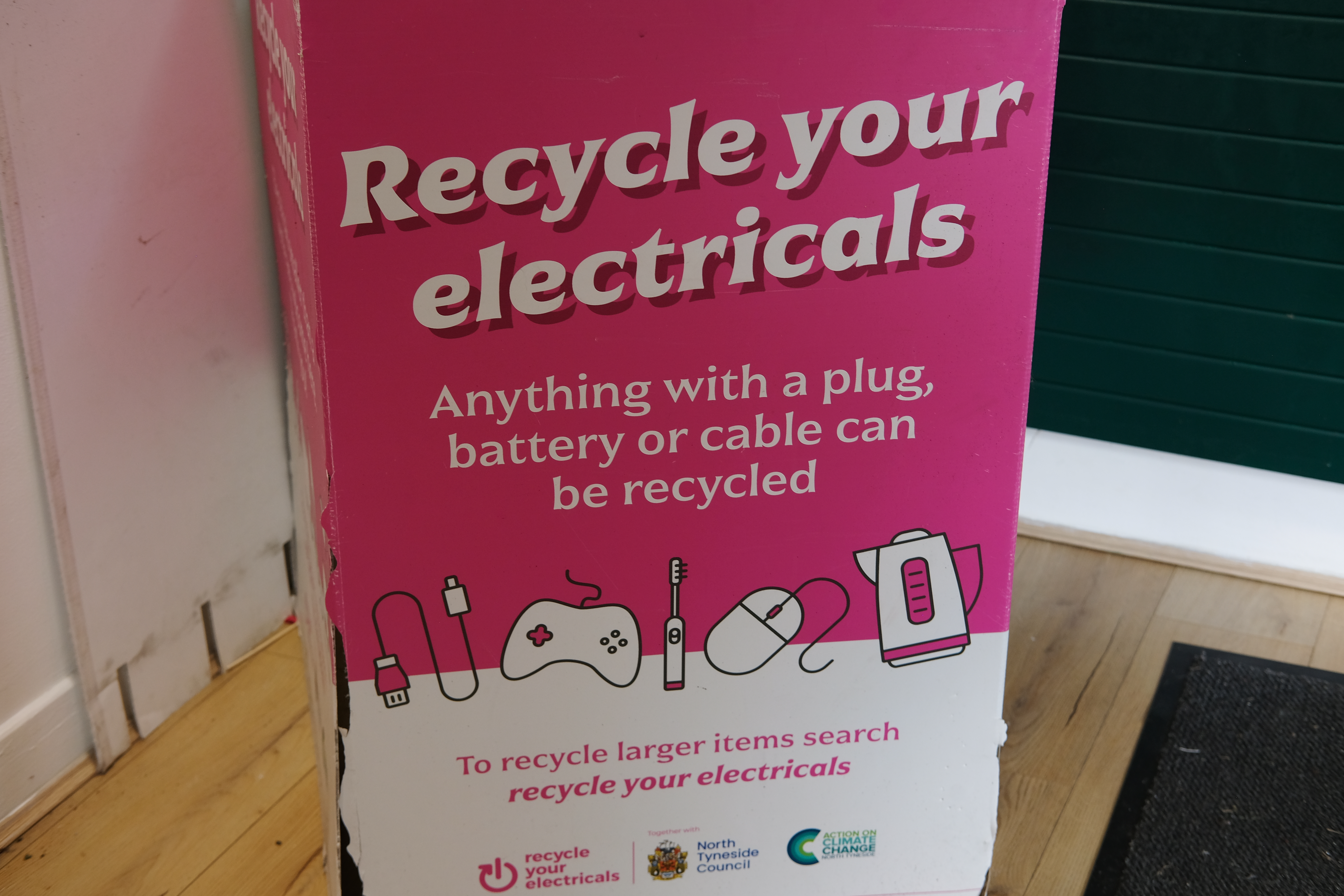 A bin to recycle your electricals